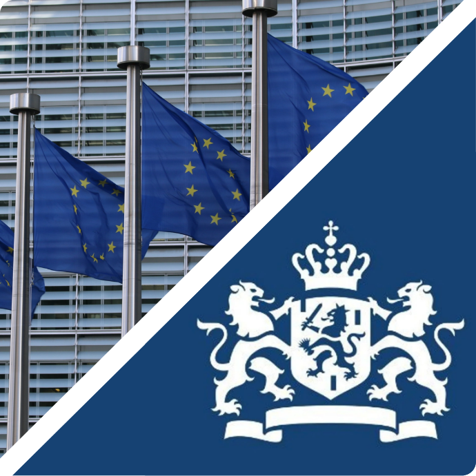 EU flag and RVO logo 