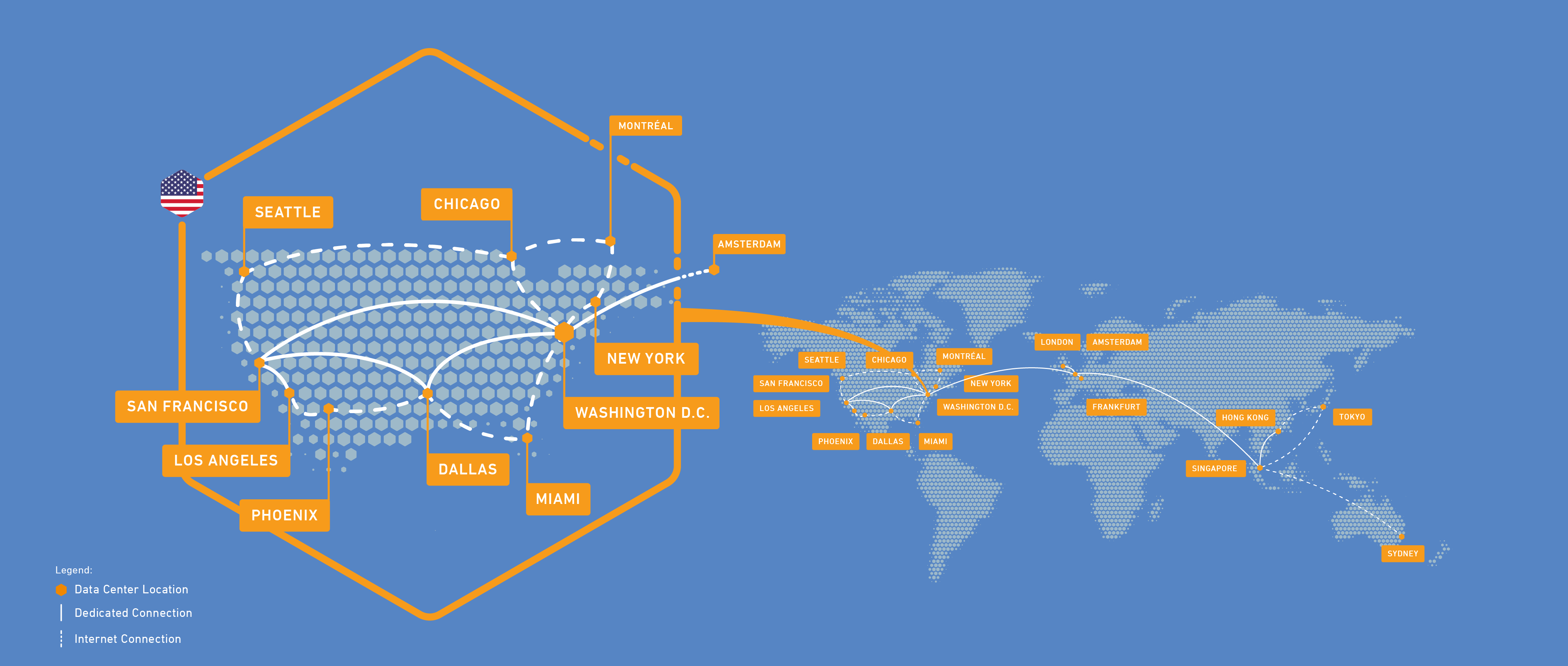 Leaseweb US Network Map