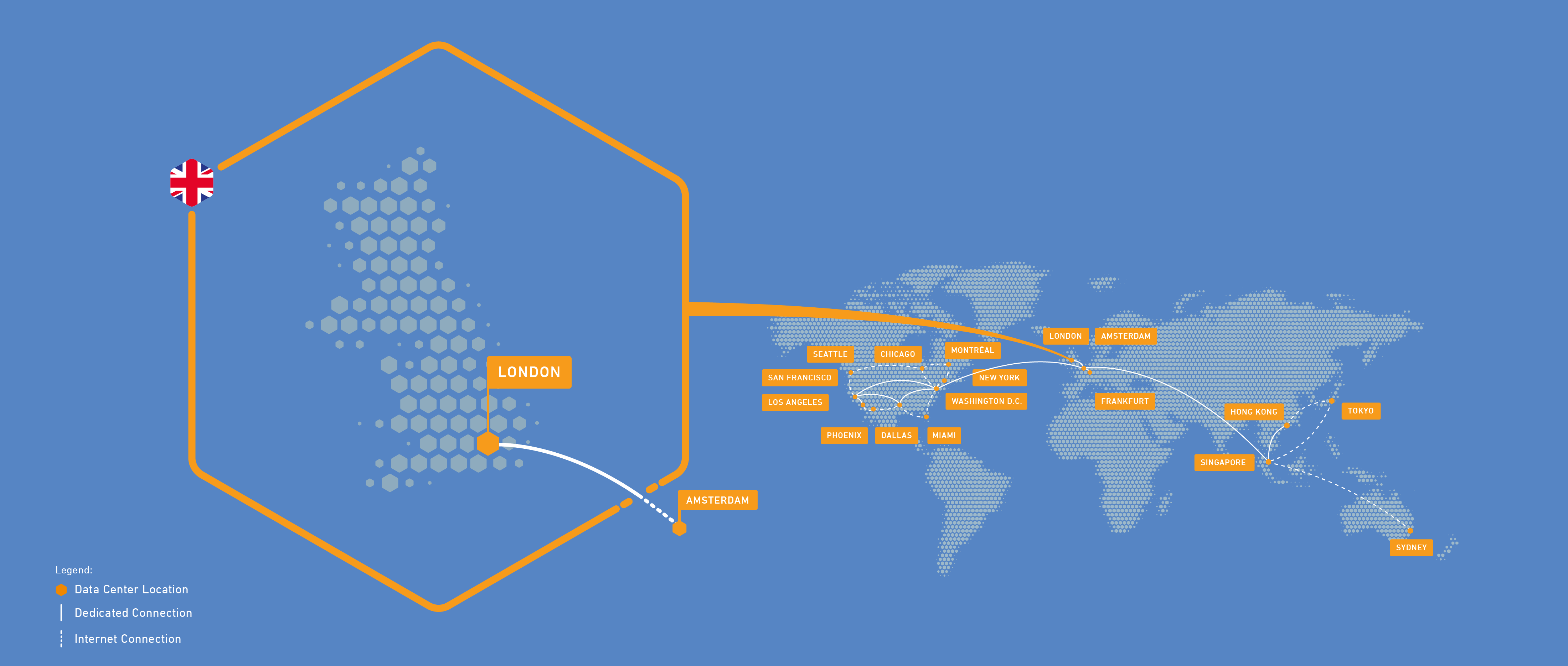 Leaseweb UK Network Map